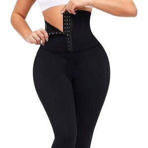 High Waist Corset Leggings Tummy Control. Slimming Body Shaping Sport Leggings